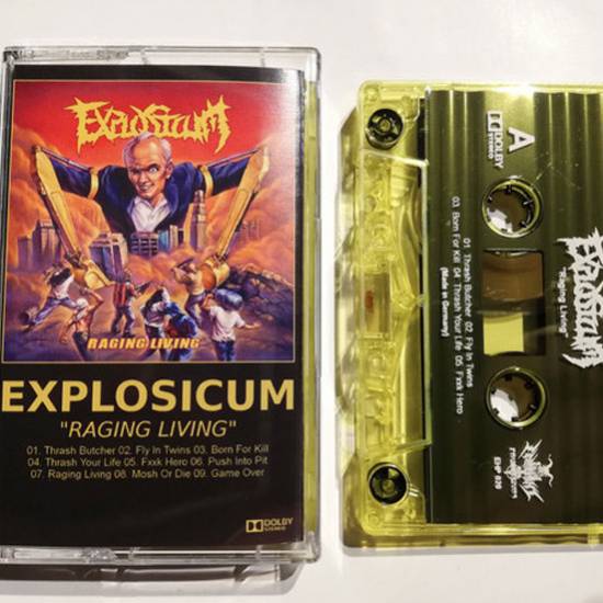 EXPLOSICUM "Raging Living" (China) Tape album