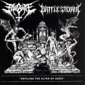 FETID ZOMBIE (USA) / BATTLESTORM (Singapore) Split CD